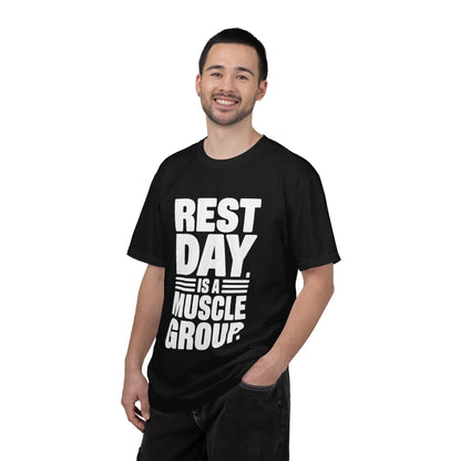 REST DAY IS A MUSCLE GROUP Tee