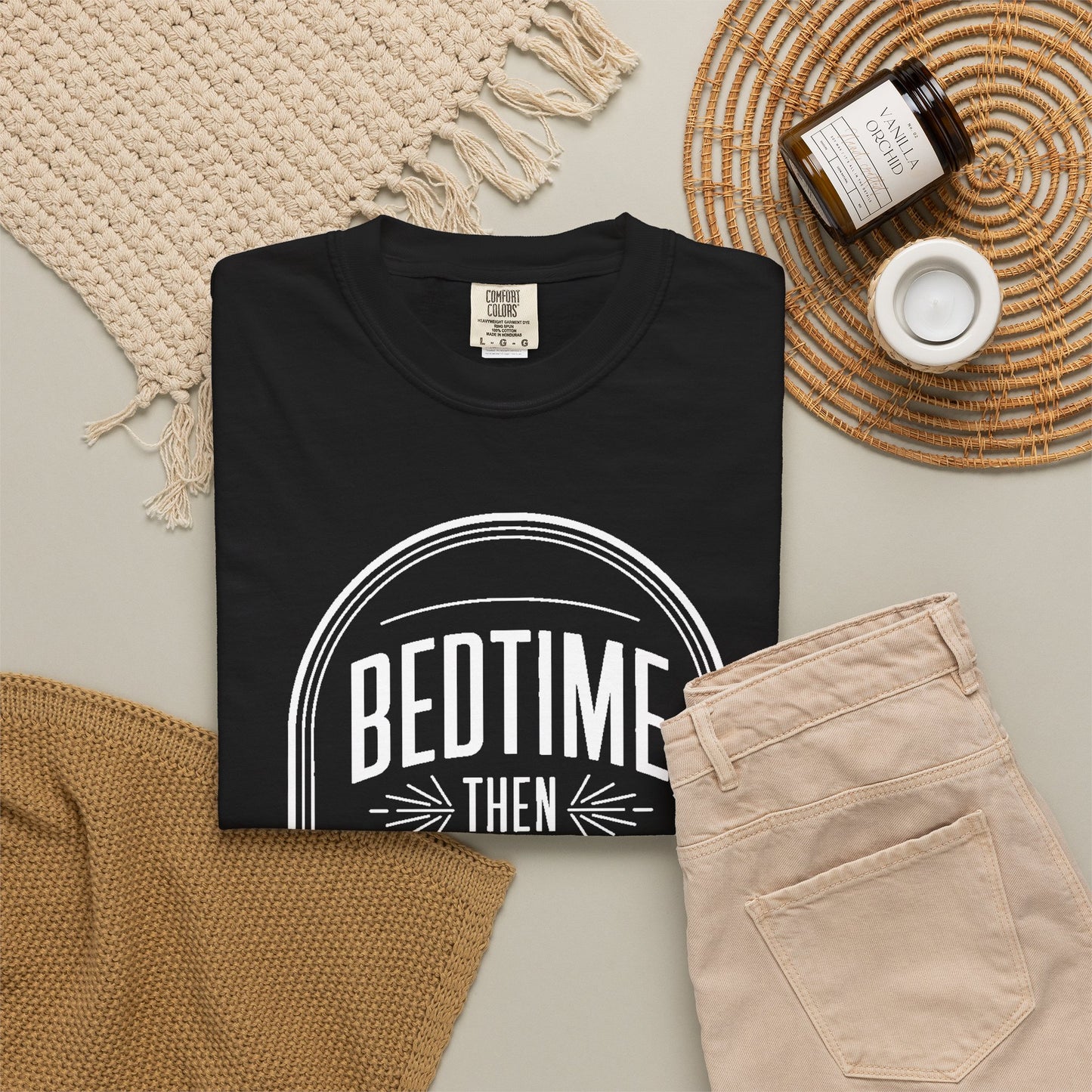 Bedtime, Then Barbell — Tee